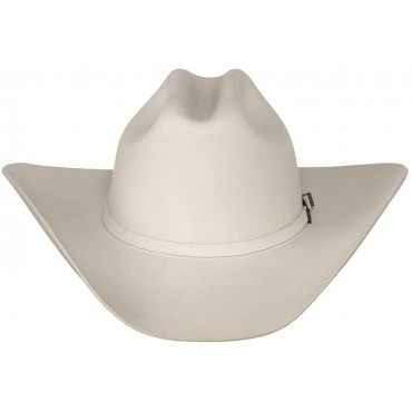 RESISTOL Mens 4X Pageant Queen White Felt Cowgirl Hat - B377CSWAH