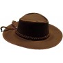Sharpshooter Clint Eastwood Good Bad Ugly Brown Leather Cowboy Hat - BQQXJURRP