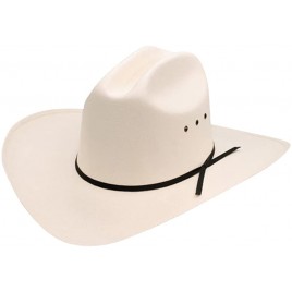 WESTERN EXPRESS Low Crown Cattleman Straw Hat Elastic - B6Q5Z9X7V
