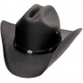 WESTERN EXPRESS Men's Classic Cattleman Black Straw Cowboy Hat - BEQC5ZES5