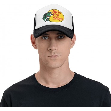 GSETTV Men's Fish Hat Unisex Mesh Trucker Hat Sports Baseball Cap Casual Adjustable Snapback - BSO9IDM60
