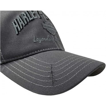Harley-Davidson Men's Baseball Cap H-D Bar & Shield Mesh Hat w Distrssed Bill Black - B875VWBFI