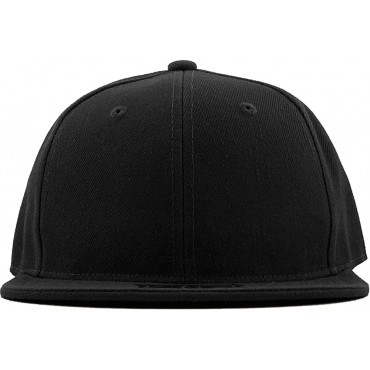 KBETHOS The Real Original Fitted Flat-Bill Hats True-Fit 9 Sizes & 20 Colors - B3C3WNT42