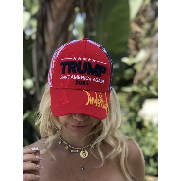 Made in USA Donald Trump Hat 2024 MAGA Keep America Great Camo Hat Adjustable Baseball Cap Hat - BBXUX3059
