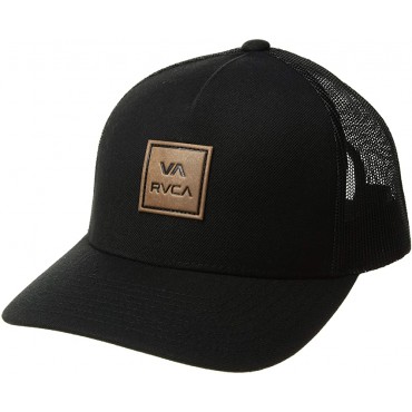 RVCA Men's Curved Bill Snapback Mesh Trucker Hat - BAAG8PKP2