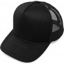 Trucker Hat Mesh Cap Solid Colors Lightweight with Adjustable Strap Small Braid - B3TAEHBE1