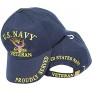 United States Navy Veteran Proudly Served Blue Hat Cap USN - BE5RSXJBD