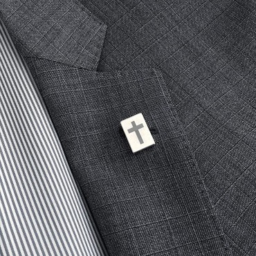 Tie Mags The Cross Magnetic Tie Clip Pin Magnetic Lapel Pin - BF0TQEMCB