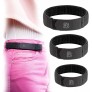BeltBro For Women No Buckle Elastic Belt — 3 Pack S M L — Fits 1 Inch Belt Loops Easy To Use - BE08NDXPT