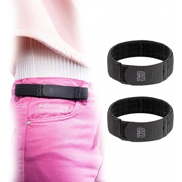 BeltBro For Women No Buckle Elastic Belt — Fits 1 Inch Belt Loops Easy To Use - BIUW5VJ6V