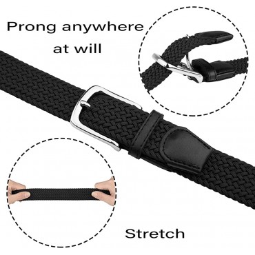 JUKMO Elastic Braided Belt Stretch Woven Belt in Gift Box - BTT3ZVEO6
