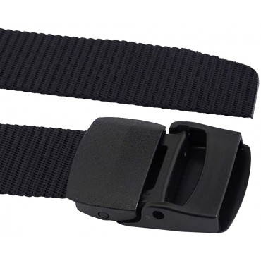 Sportmusies Women's Nylon Webbing Military Style Tactical Duty Belt with Plastic Buckle - BJBPEQRO5