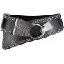 Women's Fashion Vintage Wide Waist Belt Elastic Stretch Cinch Belts With Interlock Buckle - BL6BD5095