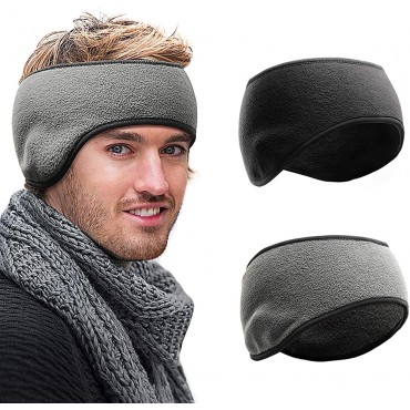 DASUTA Fleece Ear Warmers Muffs Winter Headband Stay Warm for Men Women Sweatband Yoga Running Cycling Hiking Outdoor - BKR6W7M2D