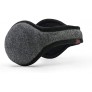 Degrees by 180s Winter Ear Warmers | Behind-the-Head Adjustable & Foldable Earmuffs Black Gray Wool Blend Men's 1 - BSAIZTRC5