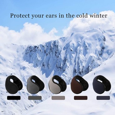 Ear Muffs For Winter Men Women Fleece Ear Warmers Winter Warm Earmuffs For Cold Winters Adjustable Biking Protects Ears - B1V669XZX