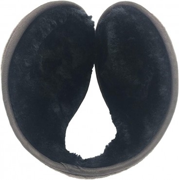 Ear Warmers Earmuffs Soft Plush Fleece Outdoor Ear Covers Cold Winter Ear Muffs for Men & Women - B1BEFMPXI