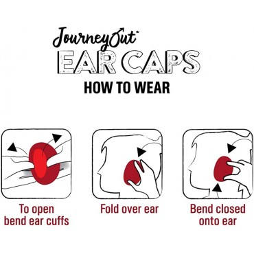 EarCaps JourneyOut Fleece Bandless Ear Warmers Ear Muffs For Men & Women Canyon Medium - B7DHU3CJI