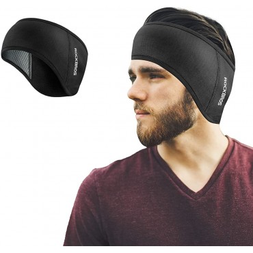 ROCKBROS Fleece Ear Warmer Muffs Headband for Men Women Cold Weather Running Cycling Skiing Ear Covers - BQ7DI0CPL