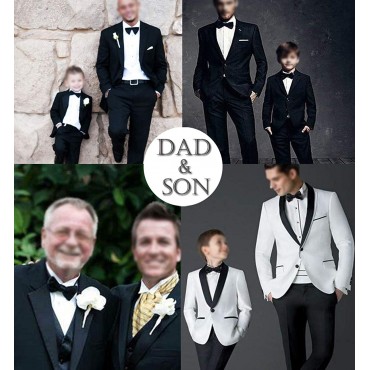 Aienid 2pcs Cufflinks and 8pcs Cuff Studs Set for Men Stainless Steel Tuxedo Shirts Business Wedding - BMN90X5BA