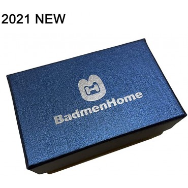 BadmenHome Super Hero Collection Silver Batman Men’s Classic Formal Occasions Cufflinks and Tie Clip Bar Set - BEXGIJH9E