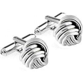 LeCalla Men's Sterling Silver Cufflinks for Dad Father Grand-Father - B772IIFO8