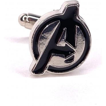 New Shiny Avengers Cufflinks with Gift Box Gift for Super Hero Celebration Party Detail Jewelry for Men - BCQQPPXUY