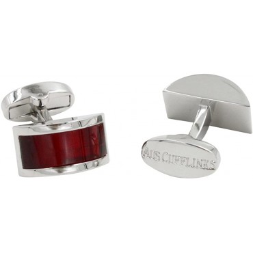 Ruby Stone Red Cufflinks | Wedding Anniversary Gift | Cuff Links Gift for Men | 40th Ruby Anniversary Husband Present - BG4Z4BKWO