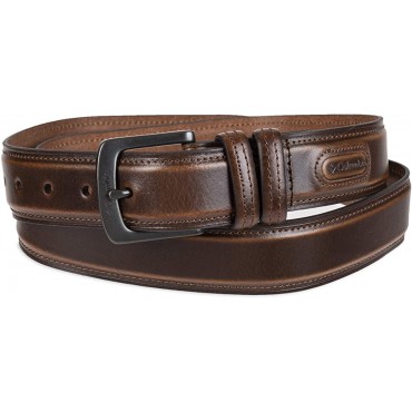 Columbia Men's Double Loop Belt-Casual Dress with Single Prong Buckle for Jeans Khakis - B639T17RN