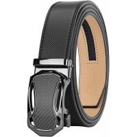 Lavemi Men's Real Leather Ratchet Dress Casual Belt Cut to Exact Fit Elegant Gift Box - B2JRRIHNQ