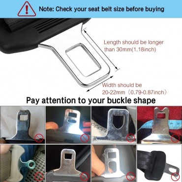 Original Car Buckle Extender Seat Belt Extension 7 8 Tongue Width Buckle Up to Drive Safely - B2PAUSP60
