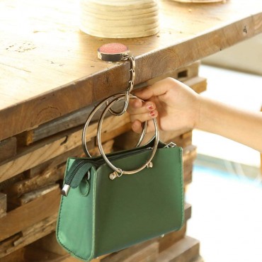 Christmas Gift,Purse Hook Foldable Folding Handbag Table Hanger-Bag Hanger Collection-Desk Hooks for Purse - B0G3F3ZF1