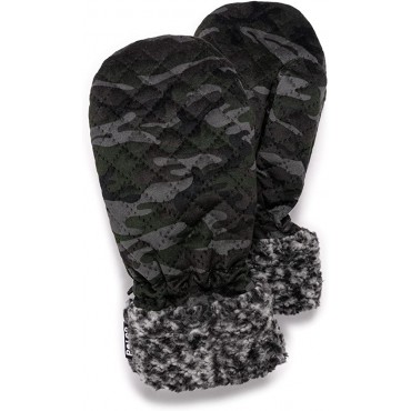 MUK LUKS womens Polar By Muk Luks® Women's Quilted Frosted Sherpa Mittens - B0RJSDP88