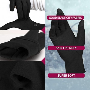 Achiou Women Winter Touchscreen Gloves Thin Soft Comfortable Warm Elastic - BJ9NL4VDU