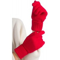 Fishers Finery Women's 100% Pure Knit Ultra Plush Cashmere Gloves Ribbed Cuff - B01VBQRFI