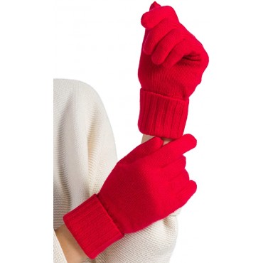 Fishers Finery Women's 100% Pure Knit Ultra Plush Cashmere Gloves Ribbed Cuff - B01VBQRFI