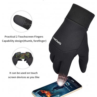 Lorpect Winter Gloves Men Women Touch Screen Glove Cold Weather Warm Gloves Workout Gloves Running Cycling Training - BHKDUG242