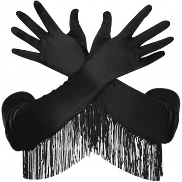 Maxpetus Fringe long gloves Stage performance gloves - BOFUNZ1CT