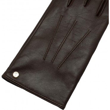 YISEVEN Women's Wool Lined Winter Genuine Leather Gloves Touchscreen Three Points - BZAR5LPLC